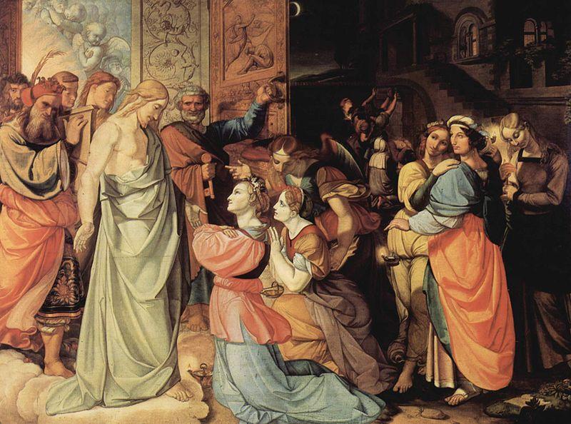 Peter von Cornelius Die klugen und die torichten Jungfrauen